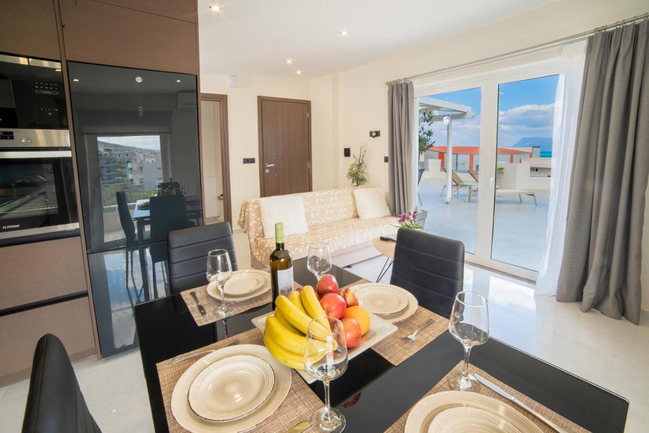 Home Sweet Home - Big Balcony With Great View Kíssamos Exteriér fotografie